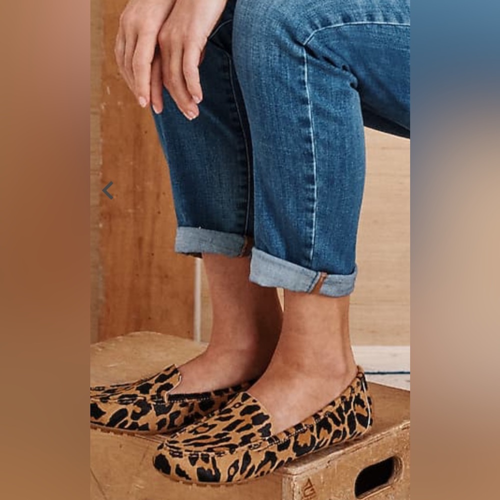 Born - J.Jill Axona Driving Mocs Leopard Slip-On Shoes Women’s Size 7 (NWOT)